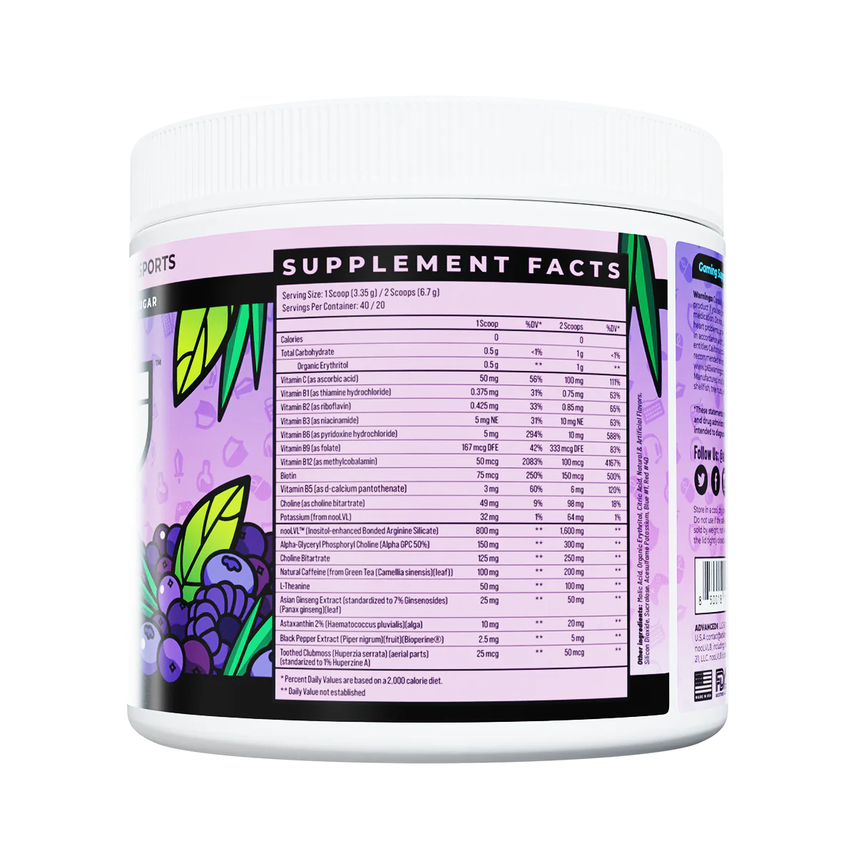 Focus 2.0™ | Blueberry Acai