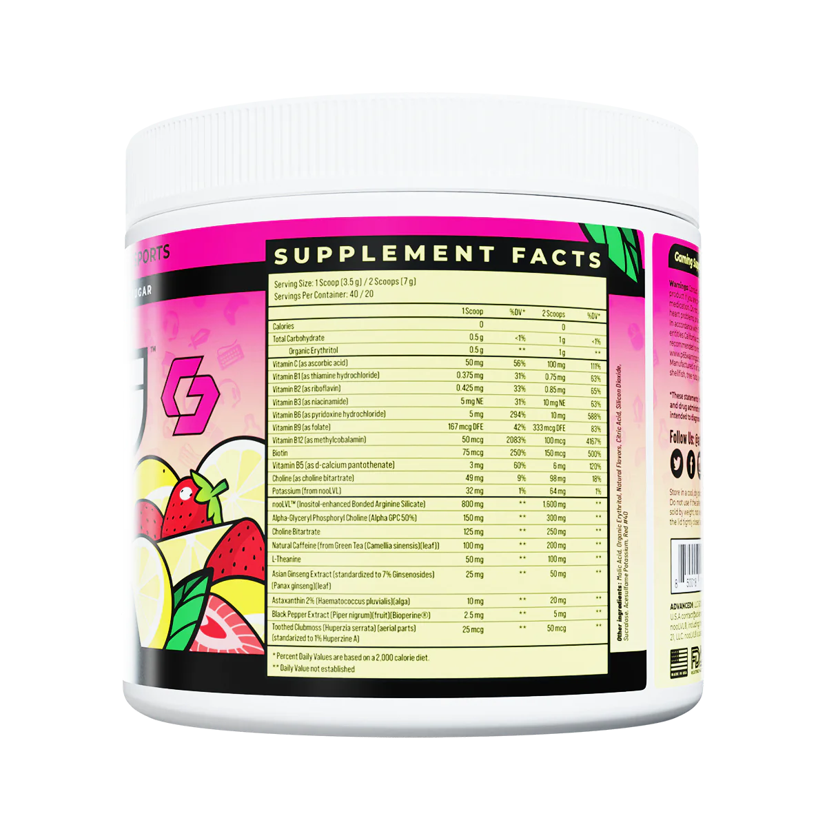 Focus 2.0™ | GGB Strawberry Lemonade