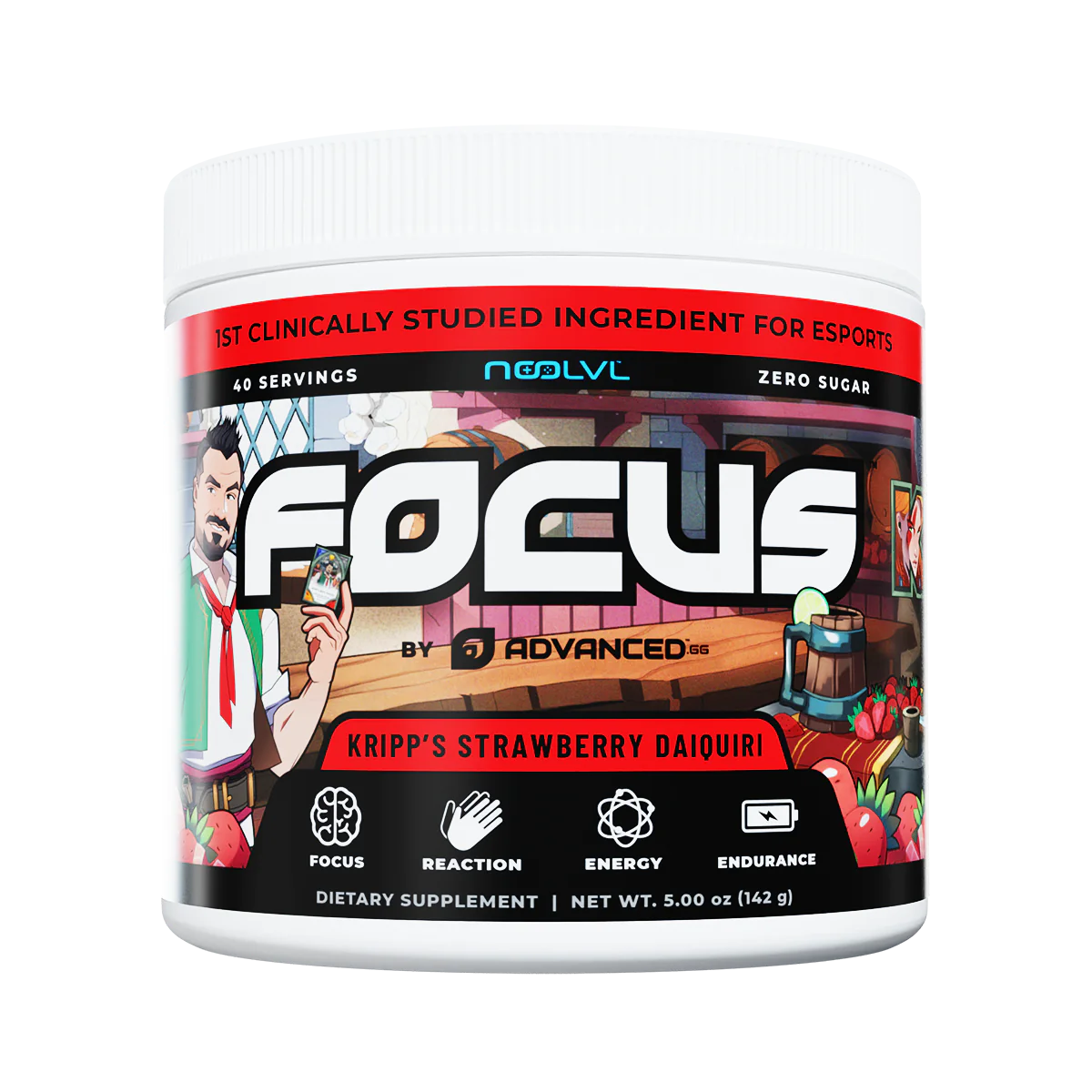 Focus 2.0 | Kripp's Strawberry Daiquiri