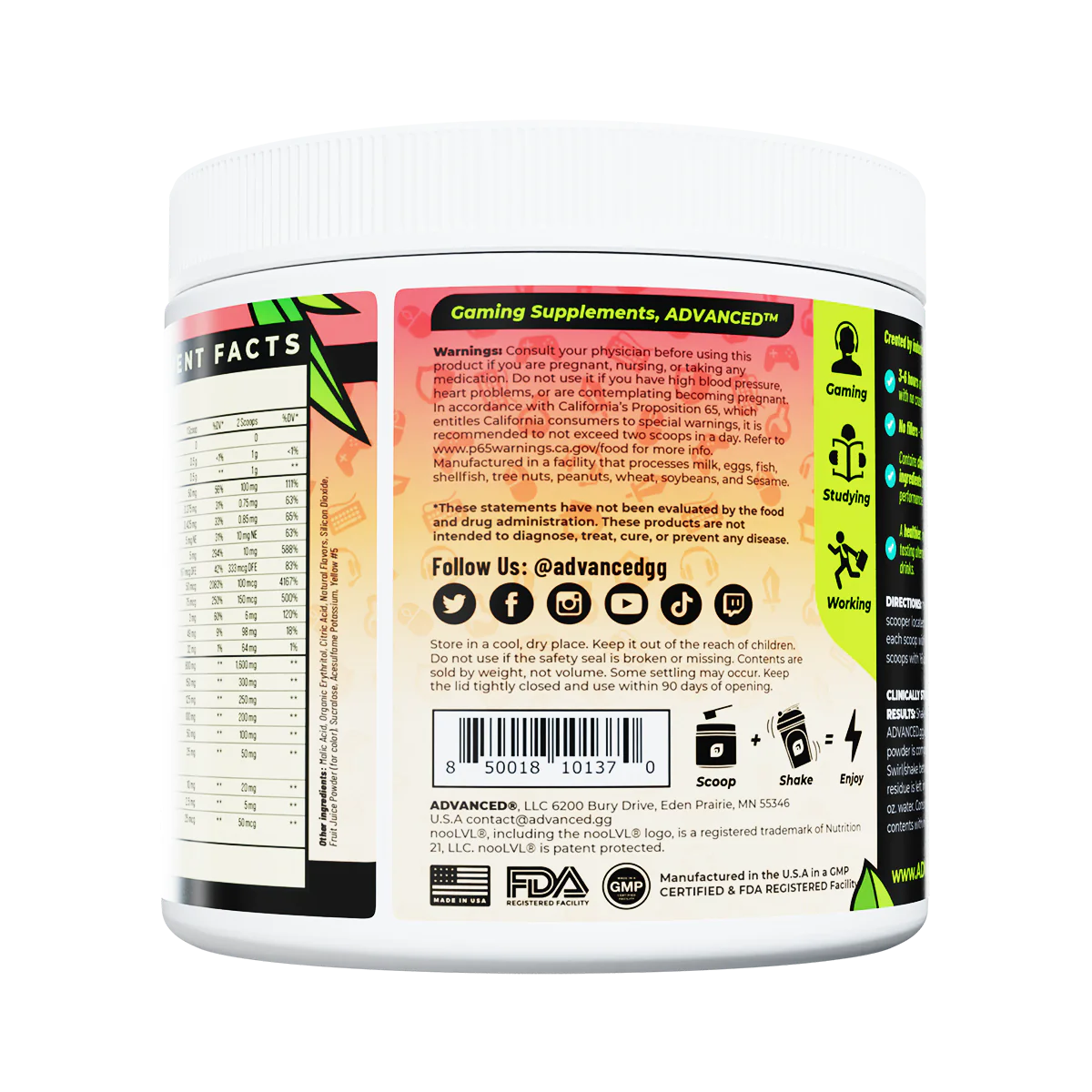 Focus 2.0™ | Luxthos Peach Tea
