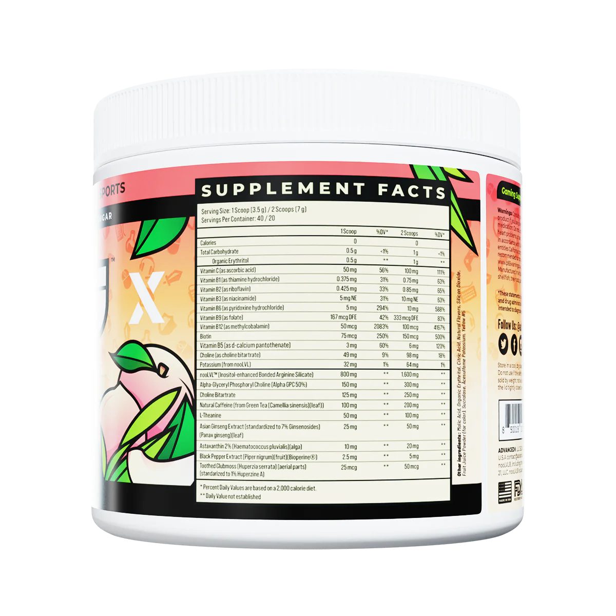 Focus 2.0™ | Luxthos Peach Tea
