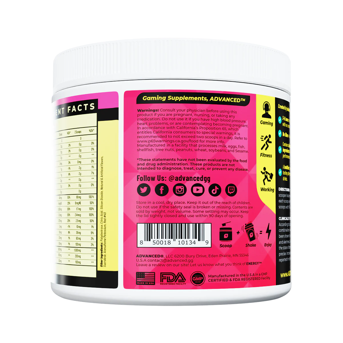 Advanced Energy | Lychee Splash
