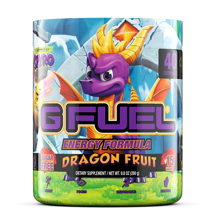 The GFUEL Edge: Why Spyro's Dragon Fruit Gives You Zero Crash Energy