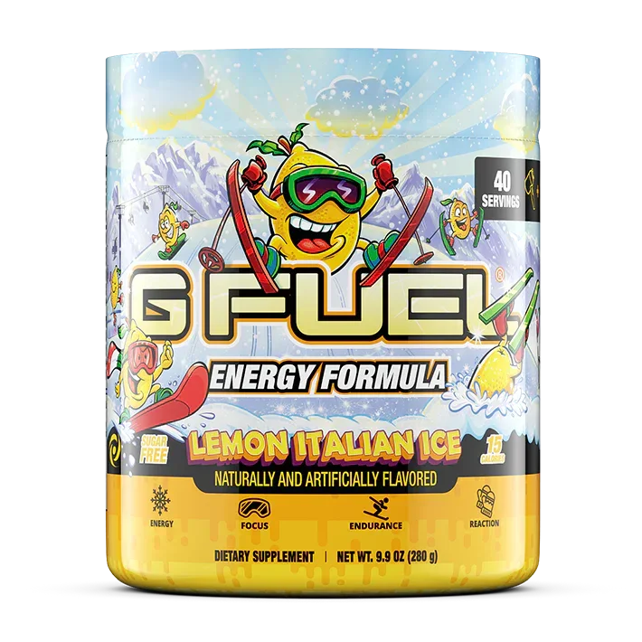 The GFUEL Edge: Why Lemon Italian Ice Gives You Zero Crash Energy