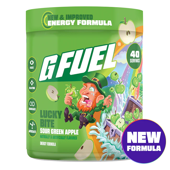 The GFUEL Edge: Why Lucky Bite Gives You Zero Crash Energy