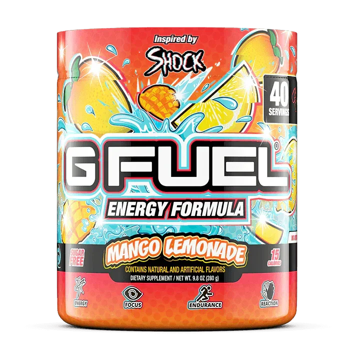The GFUEL Edge: Why Mango Lemonade Gives You Zero Crash Energy