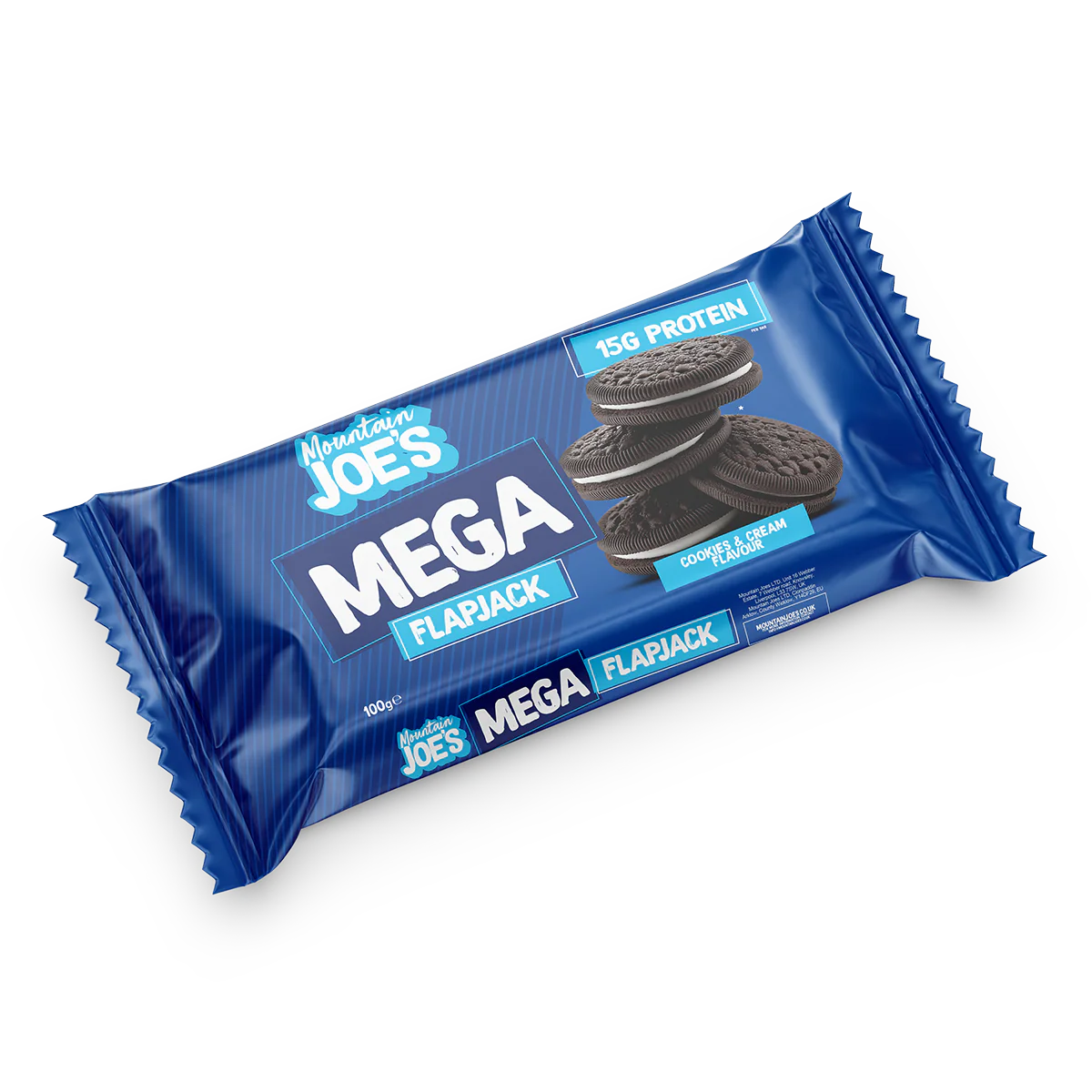 Cookies and cream mega bar from Mountain Joes