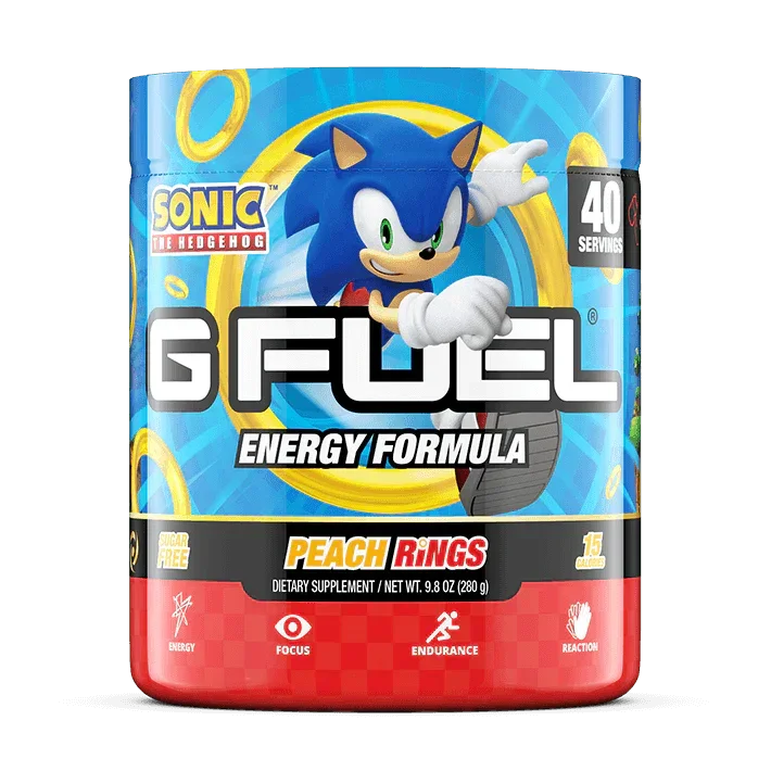 The GFUEL Edge: Why Sonic Peach Rings Gives You Zero Crash Energy