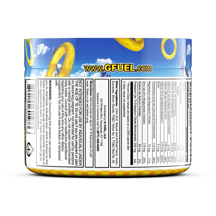 Sonic Peach Rings By GFuel