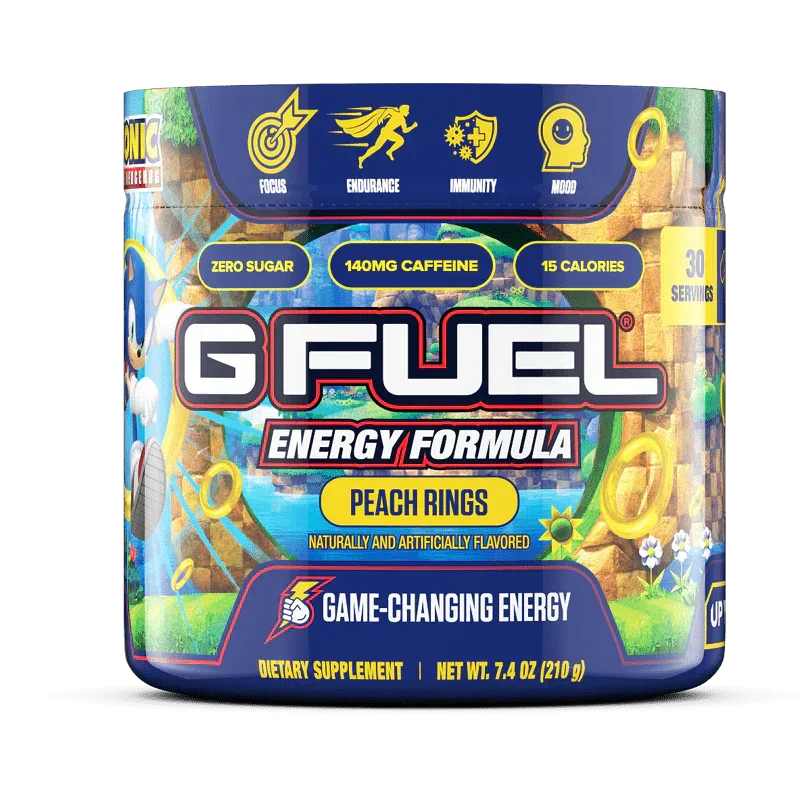 The GFUEL Edge: Why Sonic Peach Rings Gives You Zero Crash Energy