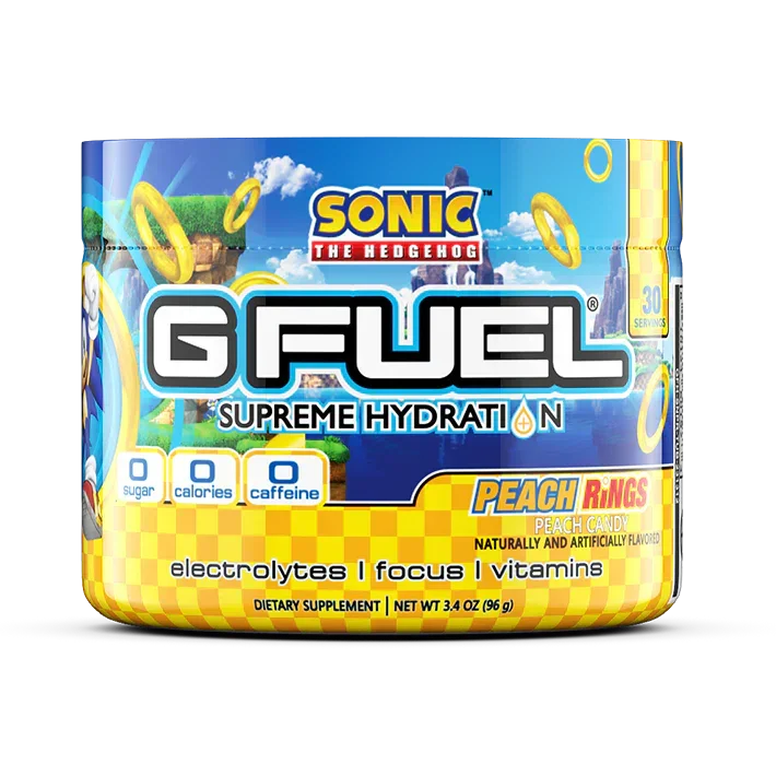 Sonic Peach Rings By GFuel