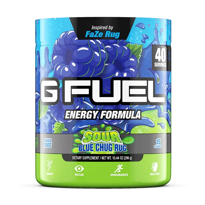 The GFUEL Edge: Why Sour Blue Chug Rug Gives You Zero Crash Energy