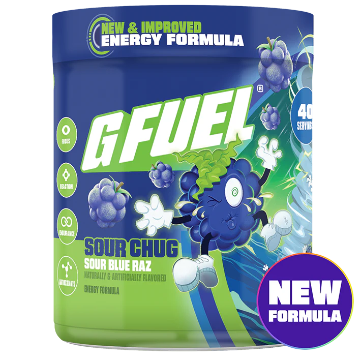 The GFUEL Edge: Why Sour Chug 2.0 Gives You Zero Crash Energy