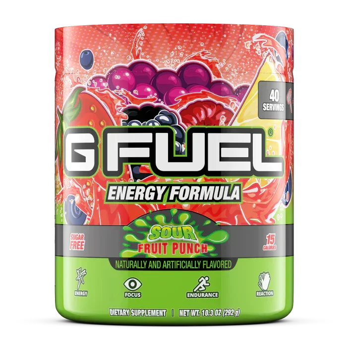 The GFUEL Edge: Why Sour Fruit Punch Gives You Zero Crash Energy