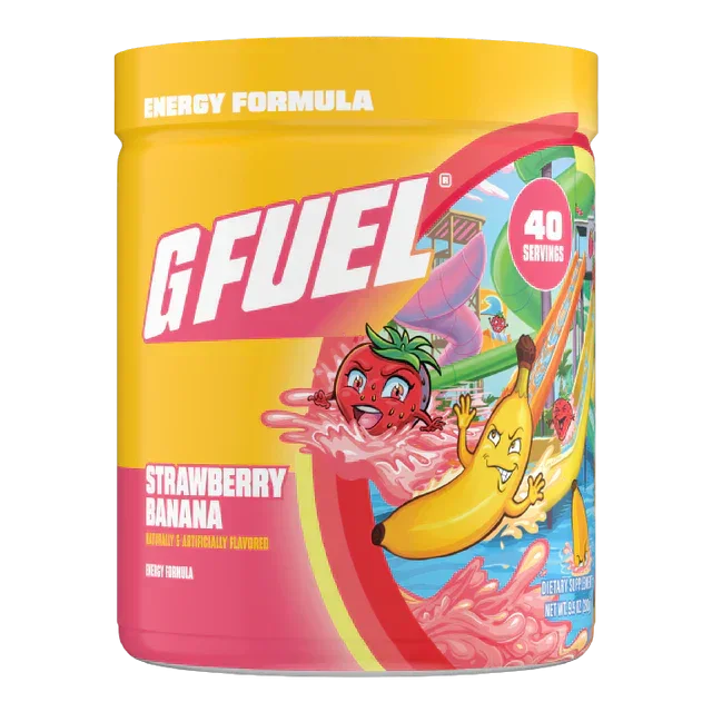 The GFUEL Edge: Why Strawberry Banana Gives You Zero Crash Energy