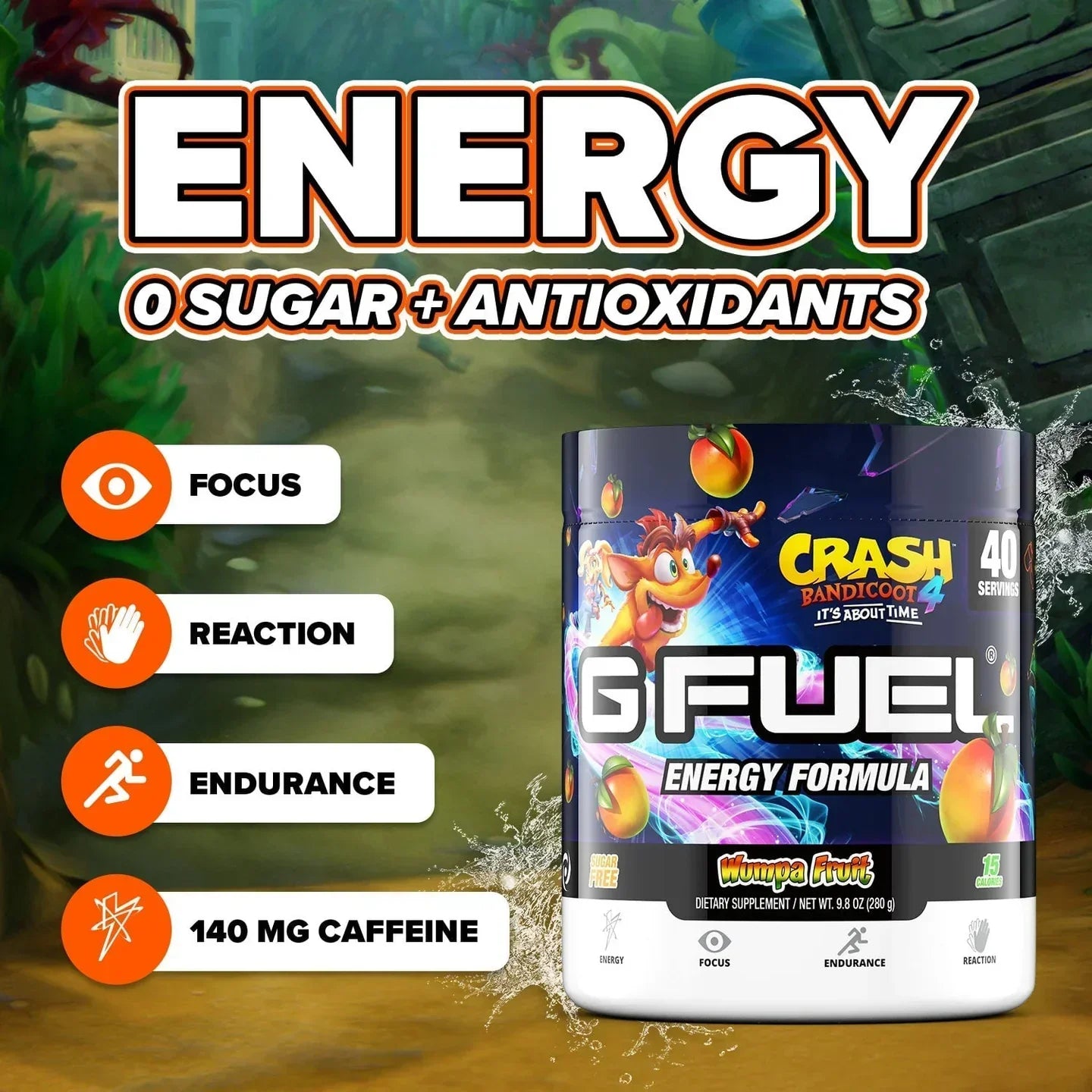 Wumpa Fruit Juice By GFuel