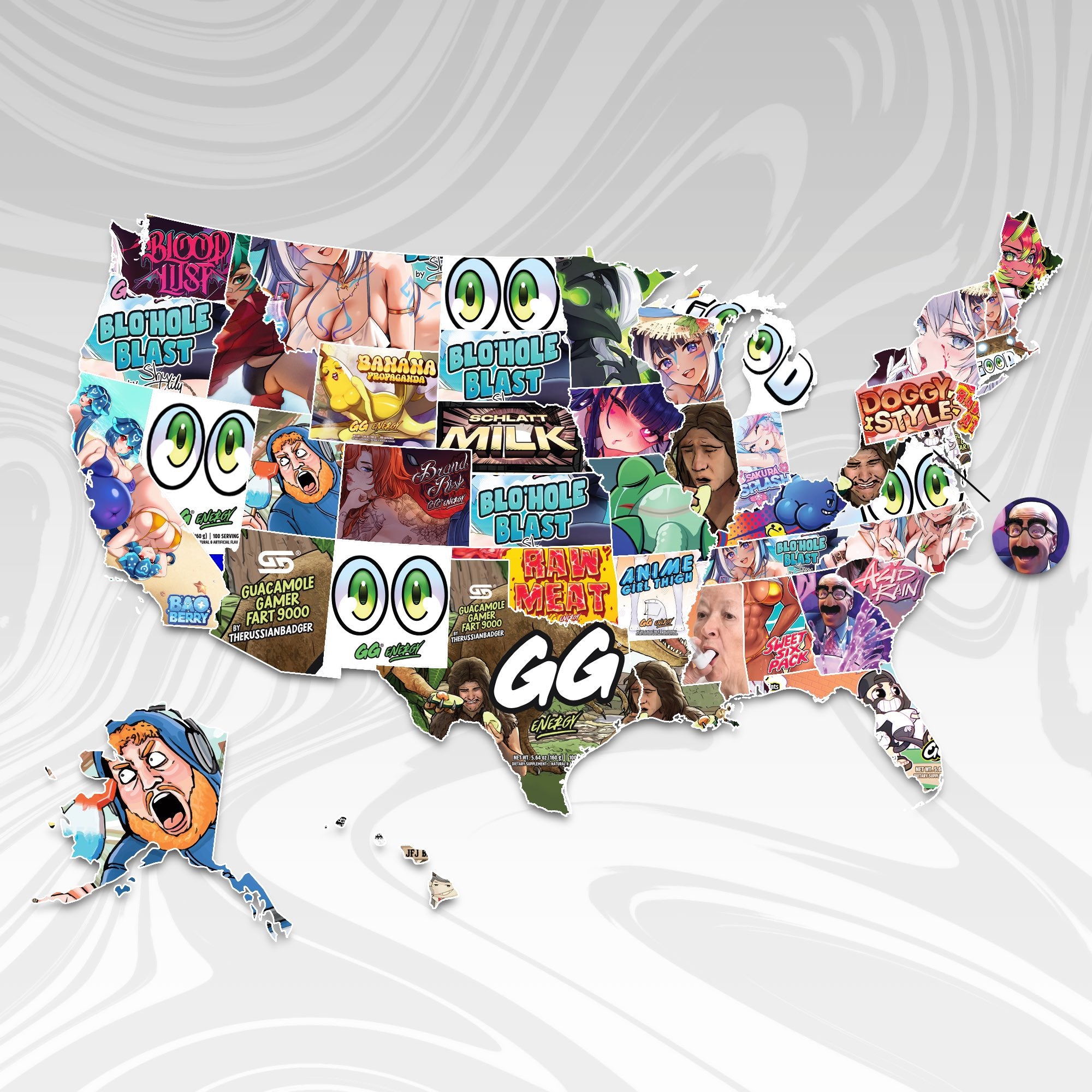 GamerSupps USA Map
