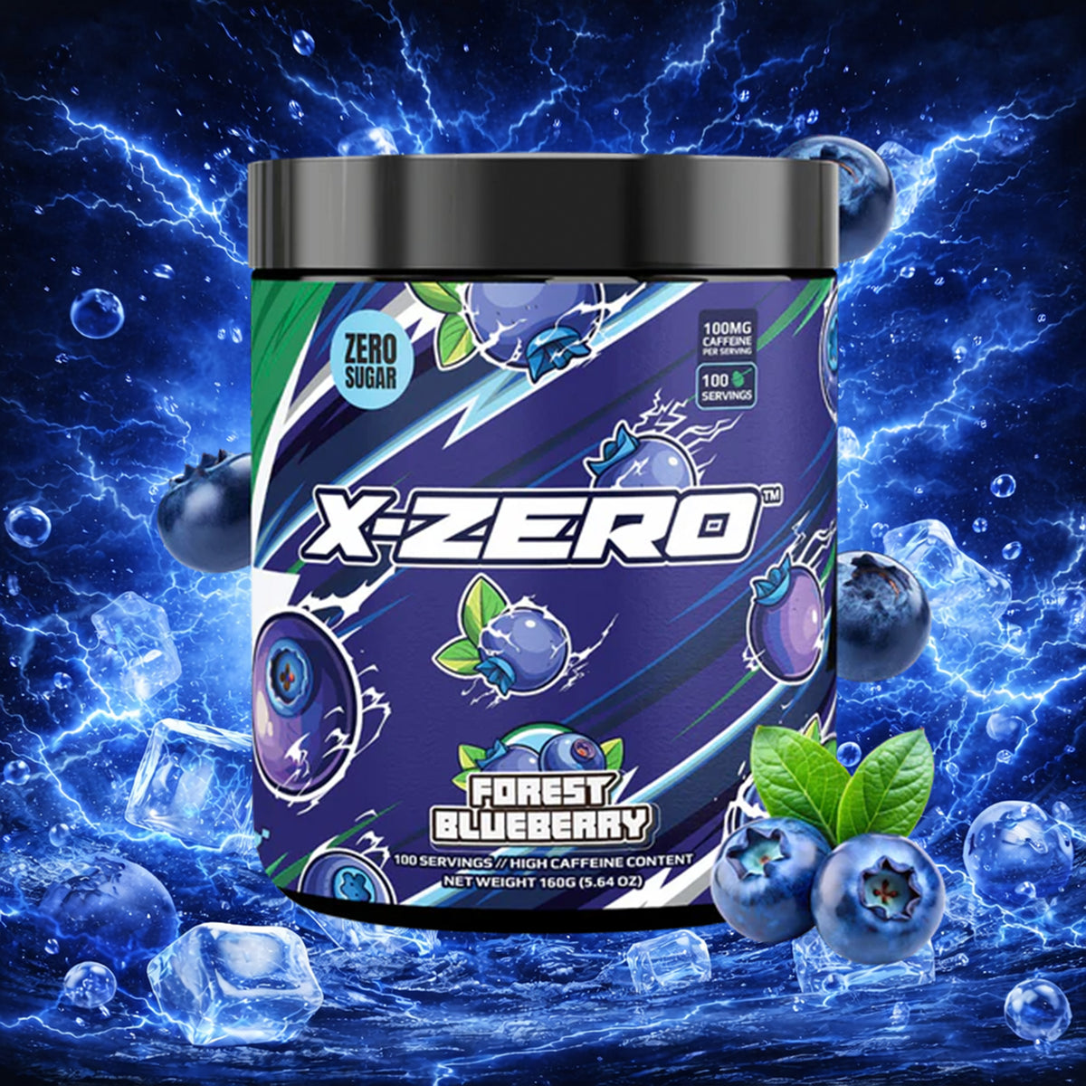 X-ZERO Forest Blueberry Energy Tub