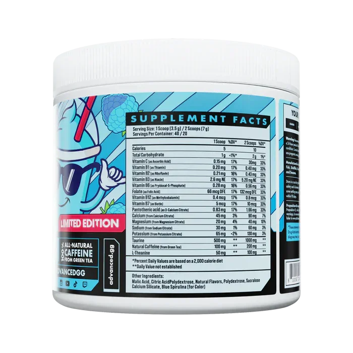 Blue Razz Slush By Advanced