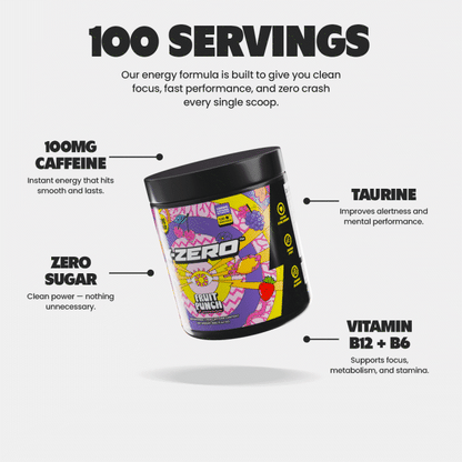 X-Zero Fruit Punch (160g / 100 Servings) product image 5