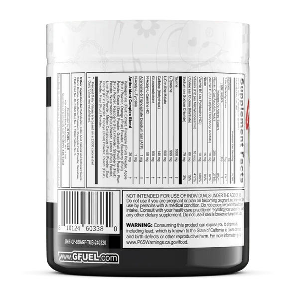 Goth Girl GFuel Back