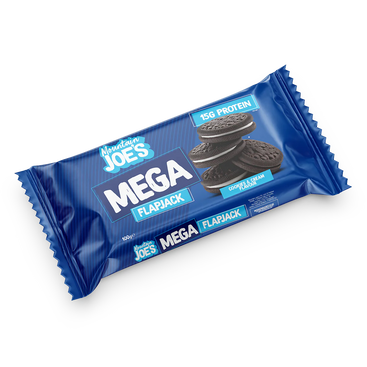 Cookies and cream mega bar from Mountain Joes