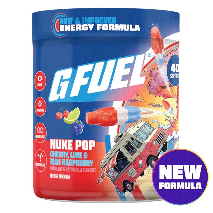 The GFUEL Edge: Why Nuke Pop Rocket Gives You Zero Crash Energy