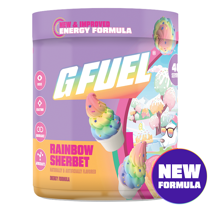 The GFUEL Edge: Why Rainbow Sherbet 2.0 Gives You Zero Crash Energy