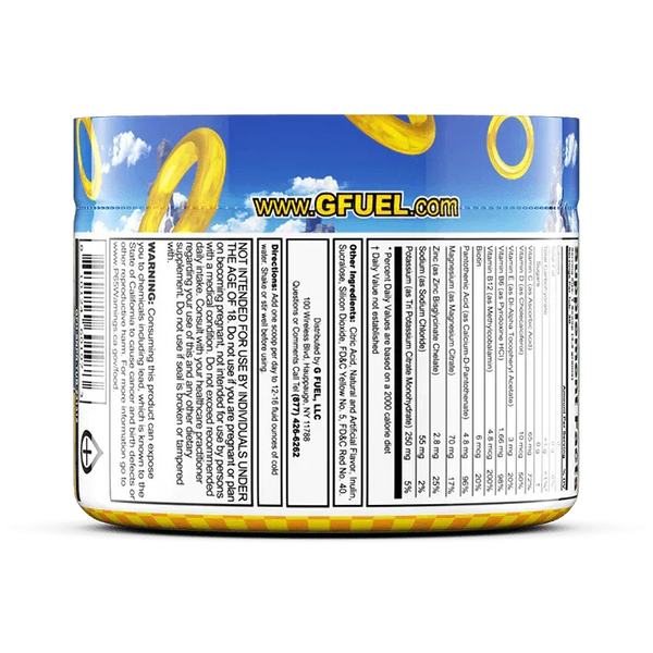 Sonic Peach Rings By GFuel