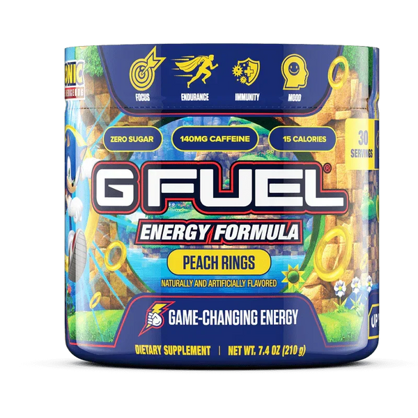 Sonic Peach Rings By GFuel