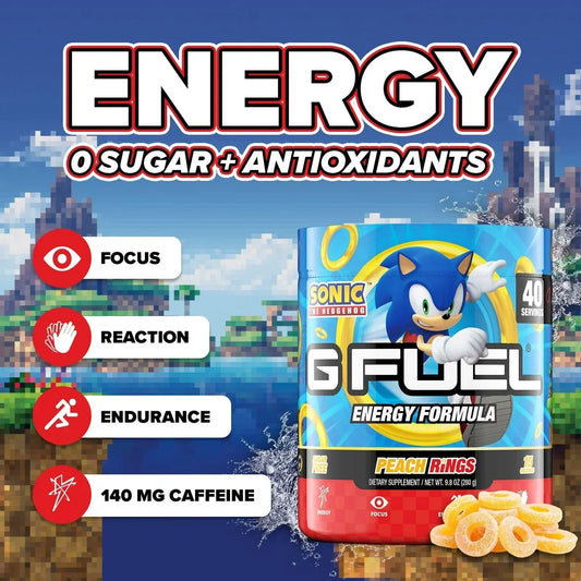 Sonic Peach Rings By GFuel