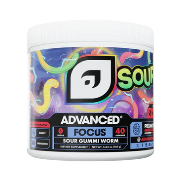 Sour Gummi Worm By Advanced