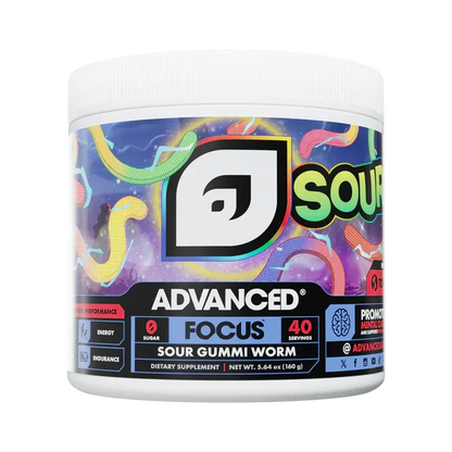 Sour Gummi Worm By Advanced