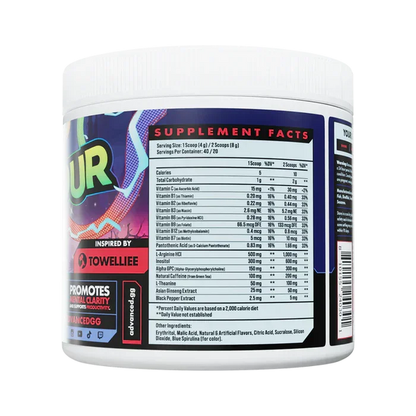 Sour Gummi Worm By Advanced