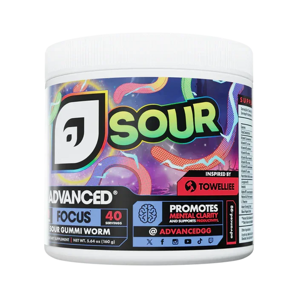 Sour Gummi Worm By Advanced